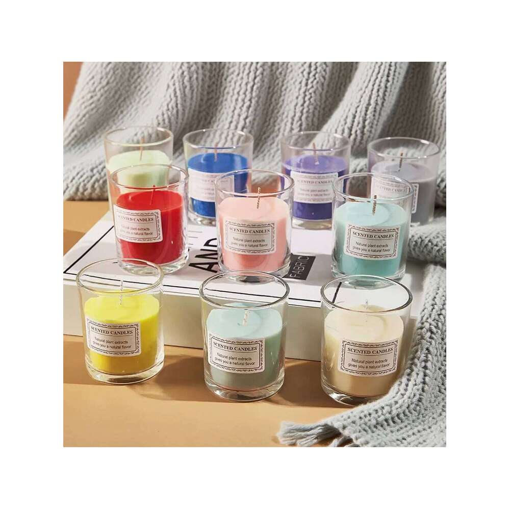 Scented candles for sleep, long-lasting fragrance in the bedroom, niche, high-end, romantic and creative colorful decorative ite W260304