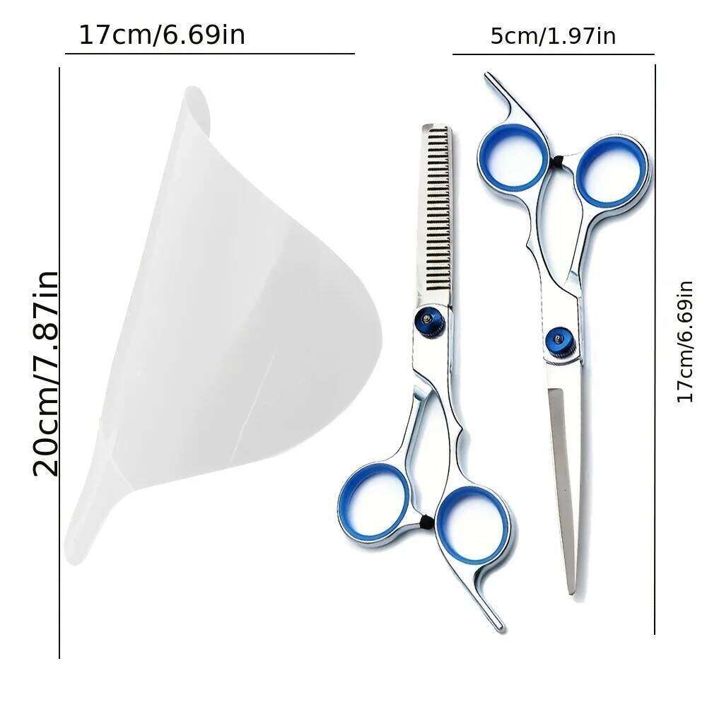 Professional Hair 2026 Cutting Scissors Set - Sharp Blade & Thinning Shear, Stainless Steel Hairdressing Tools for Salon/Barber H260303