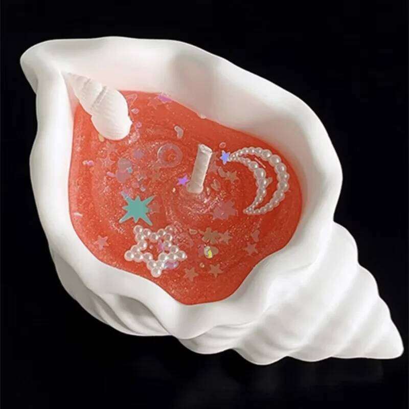 Seashell Star Shell Aromatherapy Ornament Handmade Conch Candle Gift Sea Decorative Candles W260304