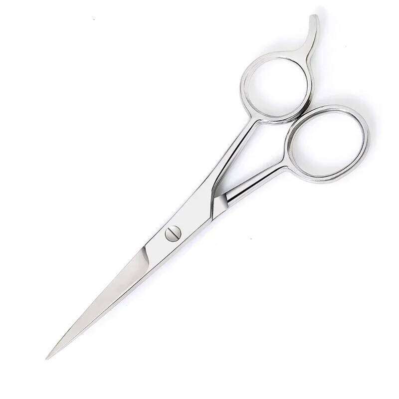 Stainless Steel Facial Hair Shears Cutting Mustache Eyebrow Trimming Salon Razor Edge Barber Beard Scissors H260303