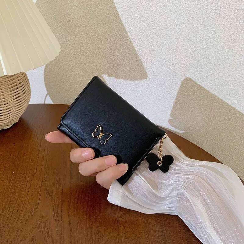 Korean Style New Short Three Fold Money Holder Multi Card Cute Mini Wallet Ladies' Coin Purse C260304