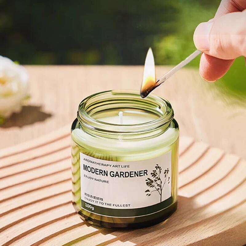 Tea Aroma Gift For Home Bedroom Long Lasting Fragrance Expansion Plant Aromatherapy Candle DIY Souvenir Air Purification W260304