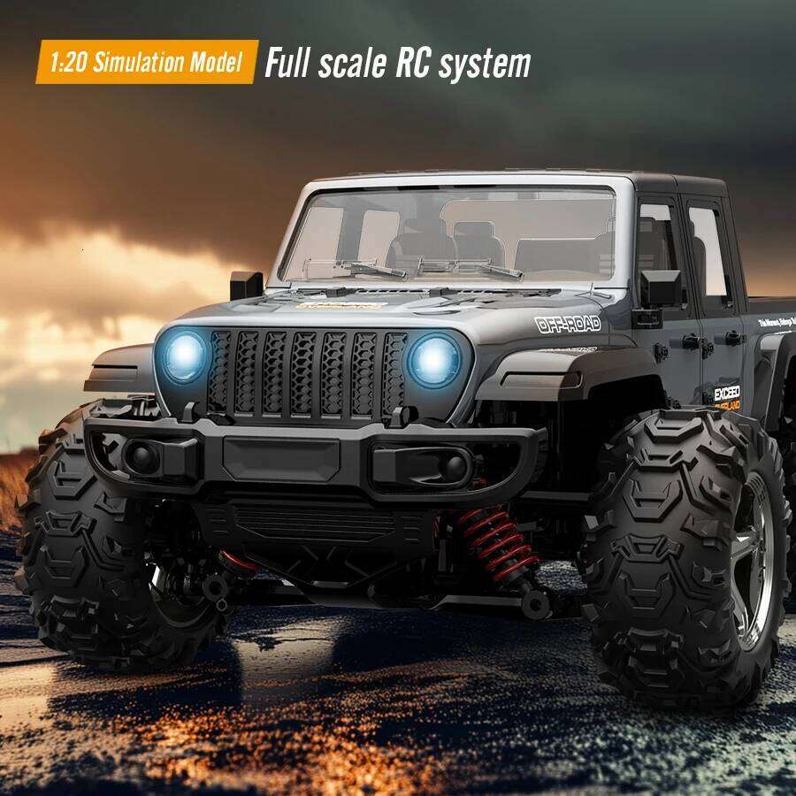 JHD For 2025 New JJRC C8819 1/20 Full Scale High Speed RC Racing 4WD Climbing Remote Control Toy Off Road Vehicle Z260303