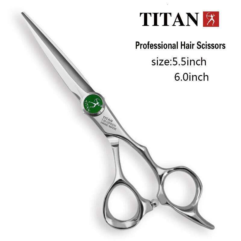 Titan 6 Inch Hair Professional Barber Scissors Cutting Thinning Styling Tool Hairdressing Shear H260303