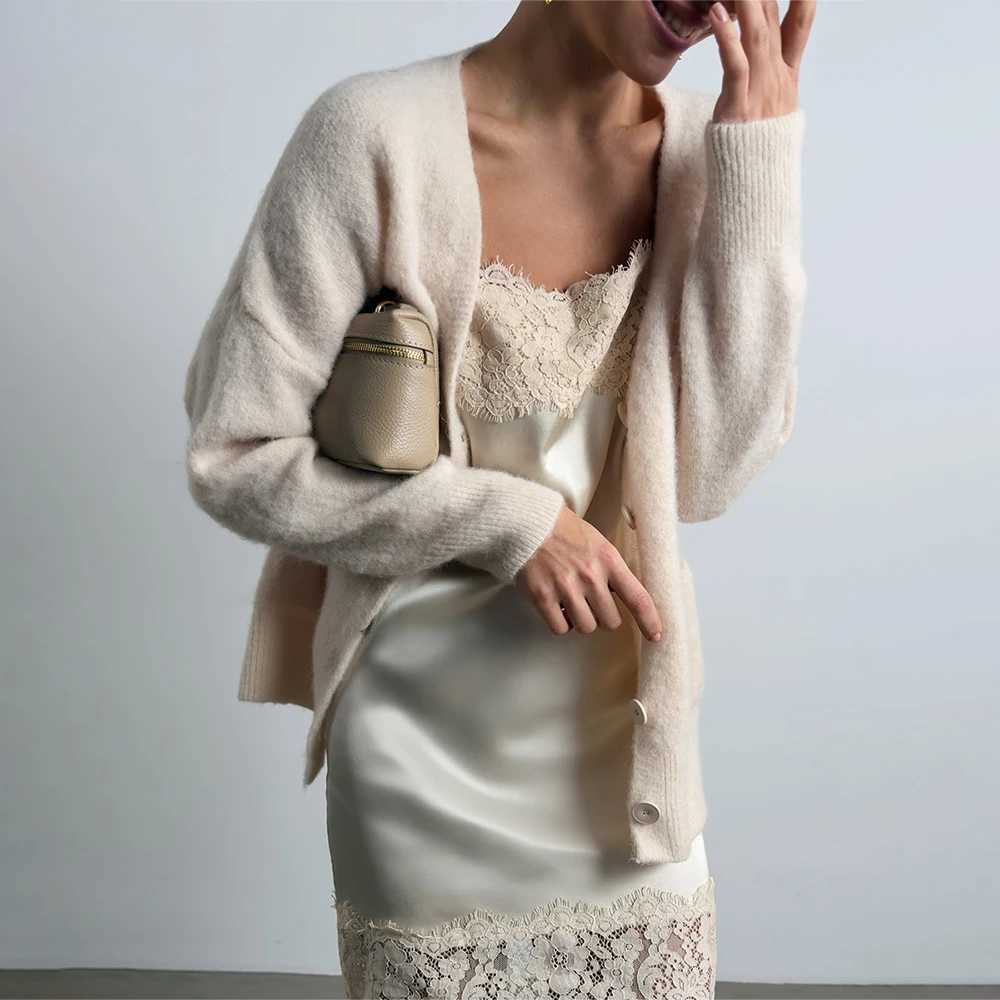 Ticketsx Summer Lace Satin Sling Dress Sexy Solid Patchwork Backless Slim Mini Dress Elegant New Vintage Party Clubwear Vestidos M260304