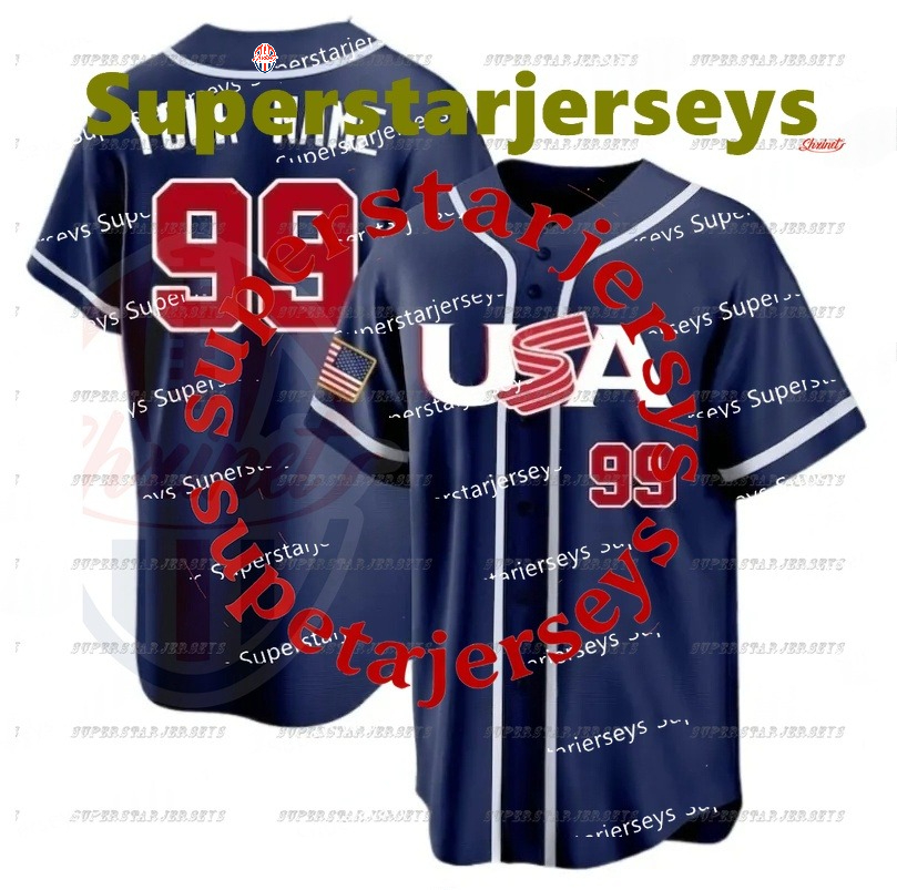Aaron Judge Team USA 2026 World Baseball Classic Jerseys Paul Skenes Pete Crow-Armstrong Tarik Skubal WBC Cal Raleigh Harper United States