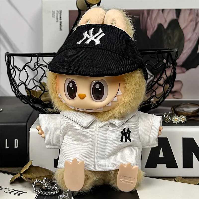 Labubu 17cm Baseball Outfit - Dodgers Jersey & Hat Set for V1/V2/V3, Doll AccessoriesT260304