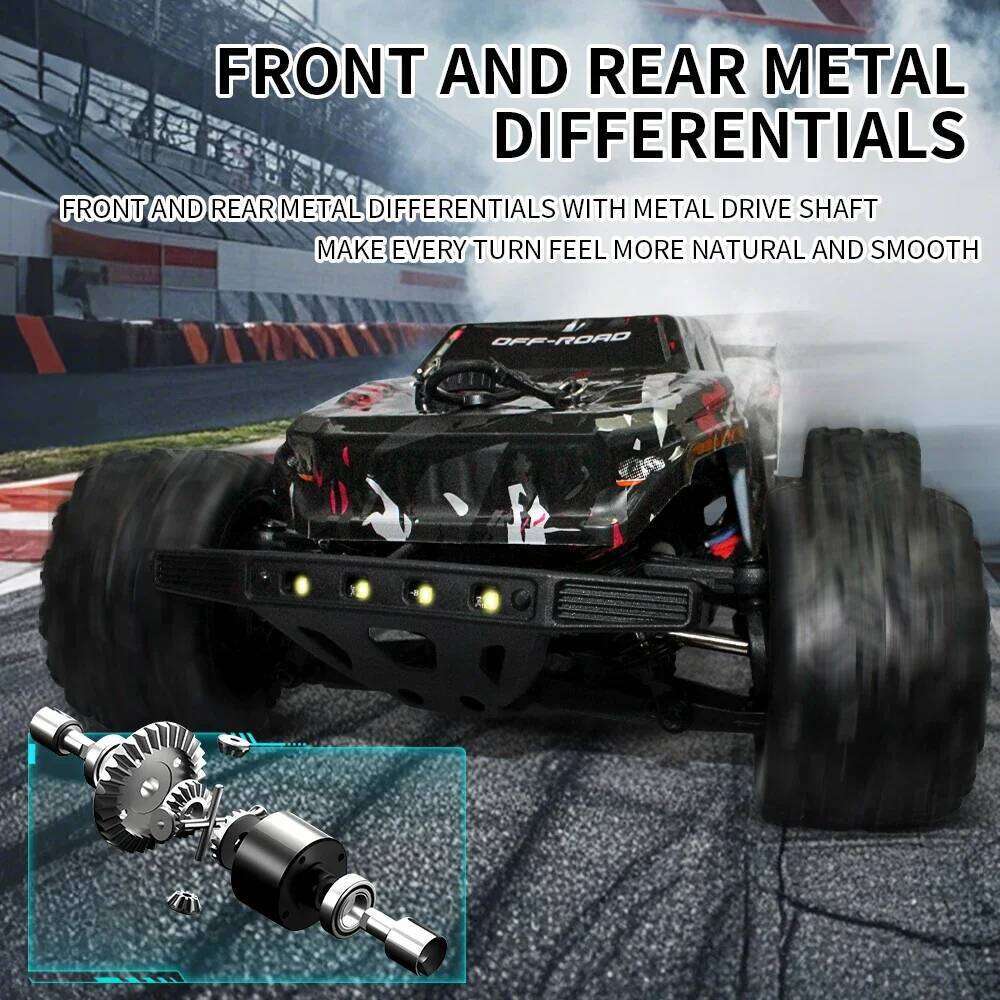 1:18 RC Off-Road Toy Car 4WD 2 Options: Brushless 60km/h / Brushed 40km/h - Remote Control Climbing Vehicle for Boys Z260303