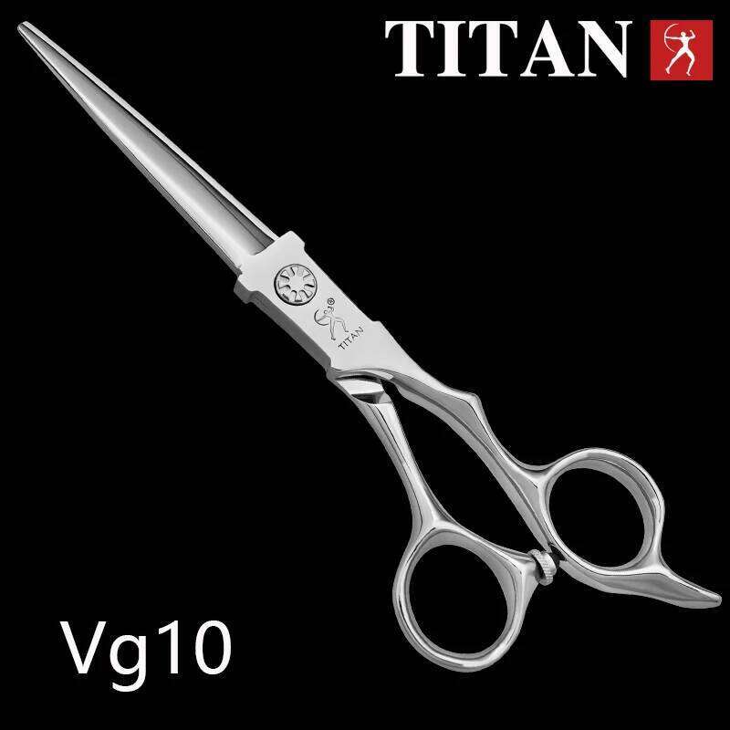 TITAN new cutting hair shear hairdressing scissors professional barber tool 6inch japan vg10 steel H260303