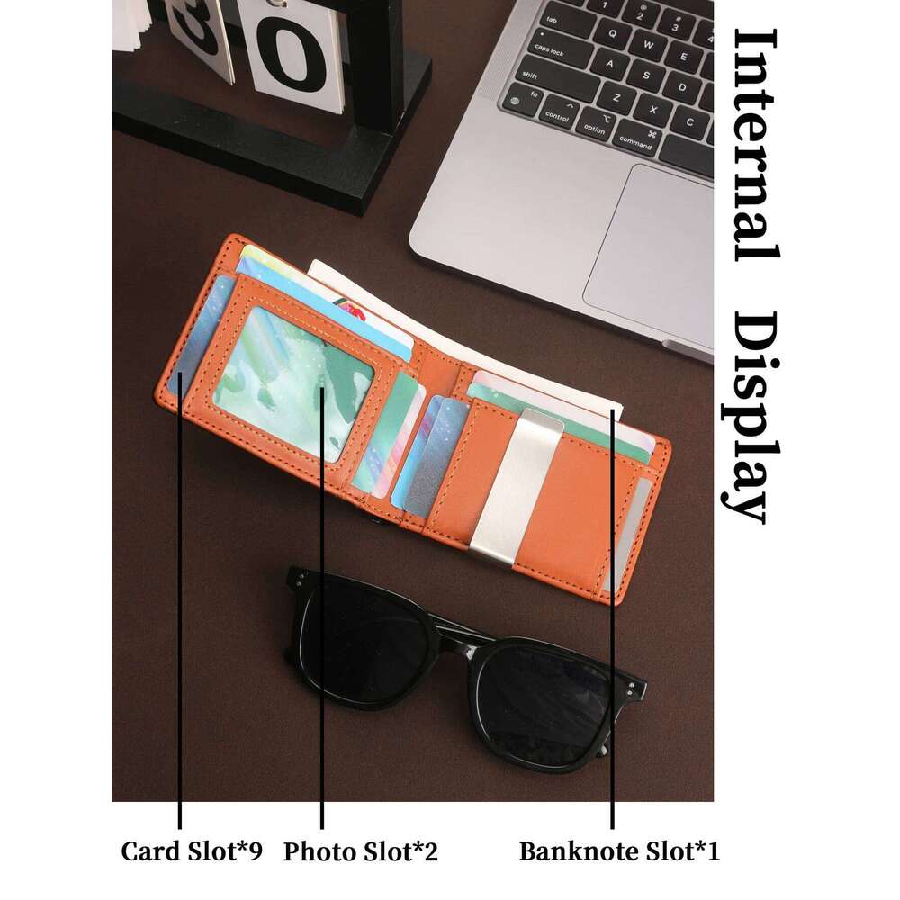 Microfiber Easy Carbon Fiber Men's Credit Card Holder Wallet C260304