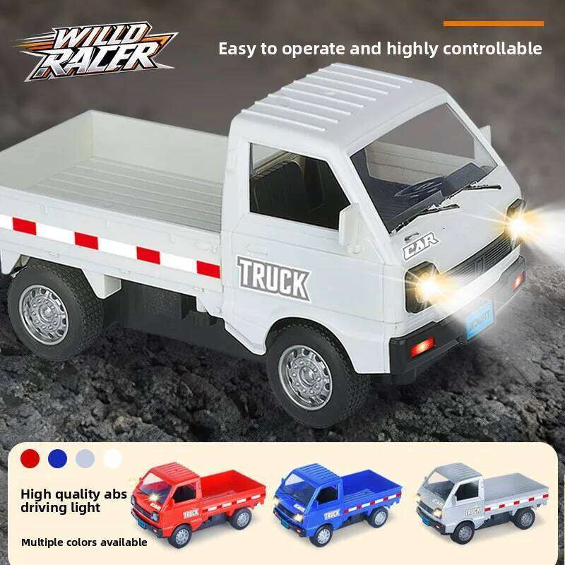 1:16 Scale Drift RC Truck 4WD High-Speed Remote Control Car Toys with LED Lights All-Terrain Tires Realistic Model Toy for Boys Z260303