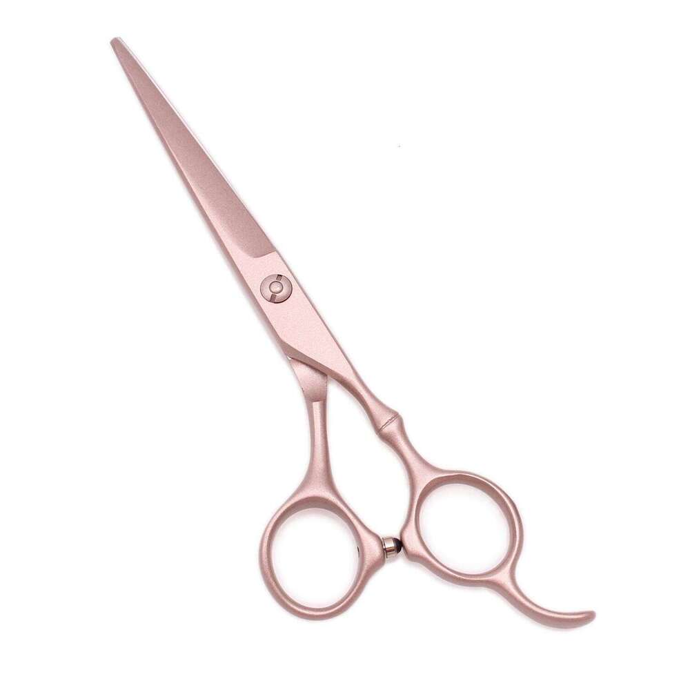 6'' Hair Professional Bamboo-Shaped Handle Hairdressing Hairdresser Scissors Cutting Japan 440C Shears Rose Gold C9030 H260303