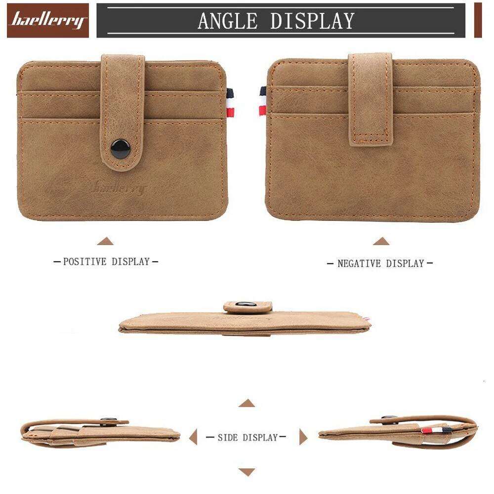 Ultra-Thin PU Holder for Teens - Campus Essential ID & Bank Card Organizer C260304