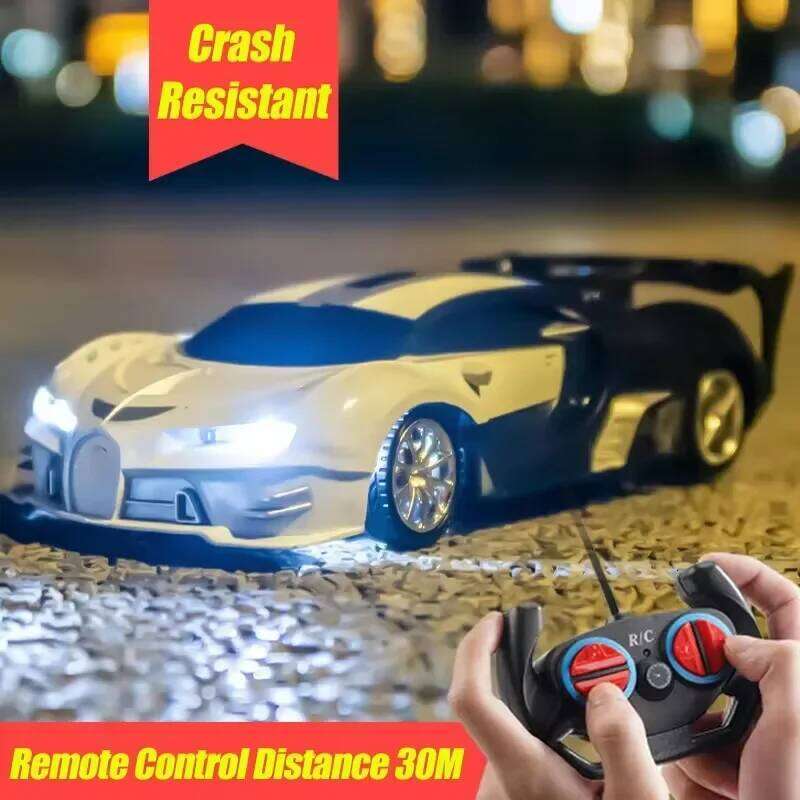 RC Car 2.4G 4CH Remote Control 1:18 With Led Light Sports Cars High Speed Radio Drift Vehicle Racing Boys Girls Toy For Children Z260303