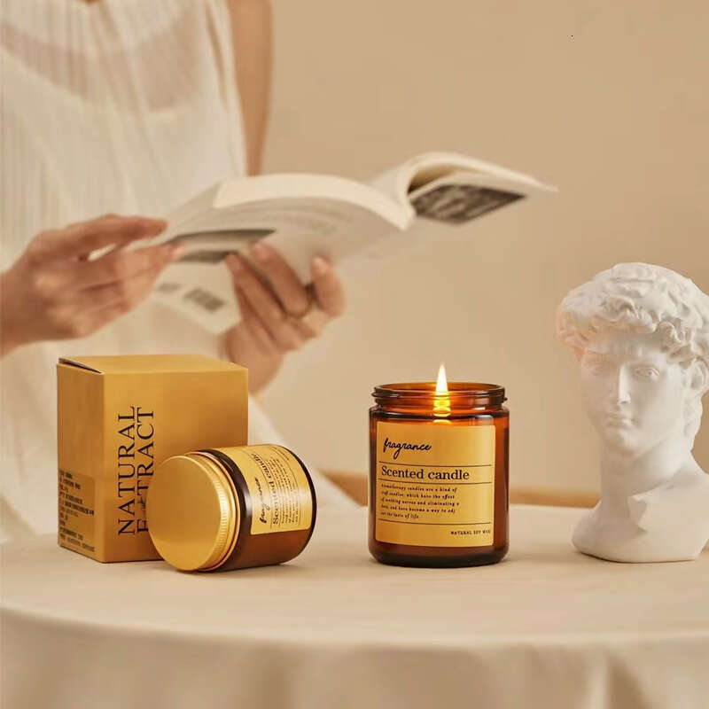 Tea Scented INS High-End Home Use Smokeless Low-Temperature Aromatherapy Vintage Essential Oil Candle Fragrance Gift W260304