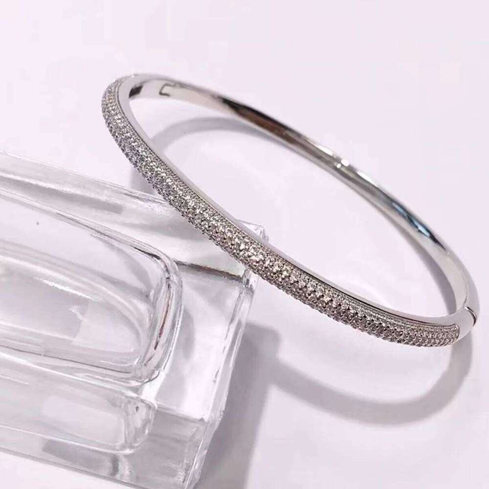 Micro Inlaid Charm Bracelet for Women, Handicraft, High Grade Feeling, Full Zircon Circle, Exquisite Light Luxury, New XJ260303