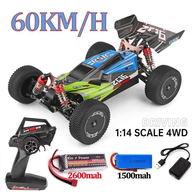 WLtoys 144016 144001 144010 4WD RC 2.4G 35/60/75KM/H High Speed Racing Car Off-Road Drift Remote Control Vehicle Toys Gift Z260303