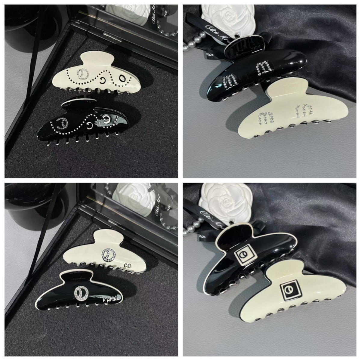 Luxury Hair Clip Color Vintage Style Shark Hair Clips Classic Trendy Hair Jewelry Girl Friend Gift Face Washing Makeup Hair Clamps
