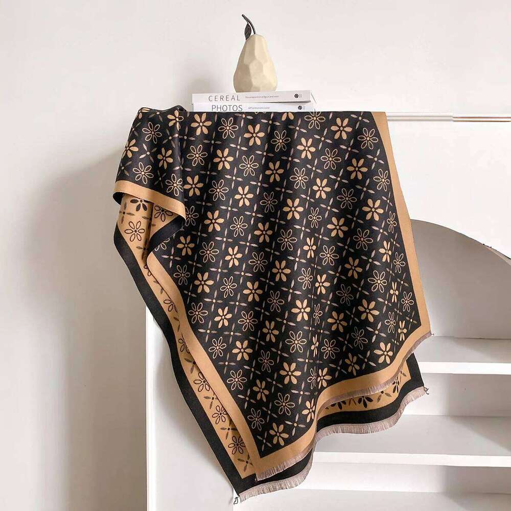 2025 New Women's Autumn and Winter Trend Imitation Cashmere Scarves Female Thermal Air Conditioner Shawl Long Scarf XJ260304