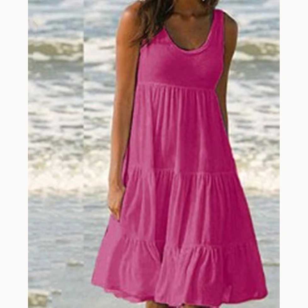 Sexy Suspender Dress Womens Fashon Chic Solid Bodycon Sleeveless Backless Slit Gown Party Nightclub Midi Dresses Female M260304