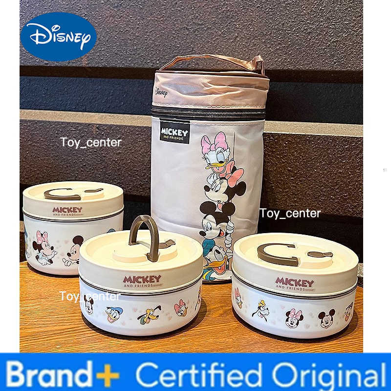 Pooh Bear Cartoon Stainless Steel Fresh-keeping Box Food Grade Microwave Oven Lunch Box Kitchen and Household Bento Box H260304