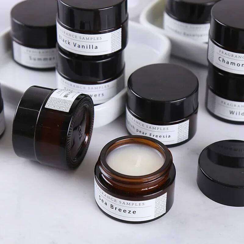 Creative Mini Candles Plant Soy Wax Portable Travel Hotel Fragrance Scented Smokefree Handmade Flower Candle W260304