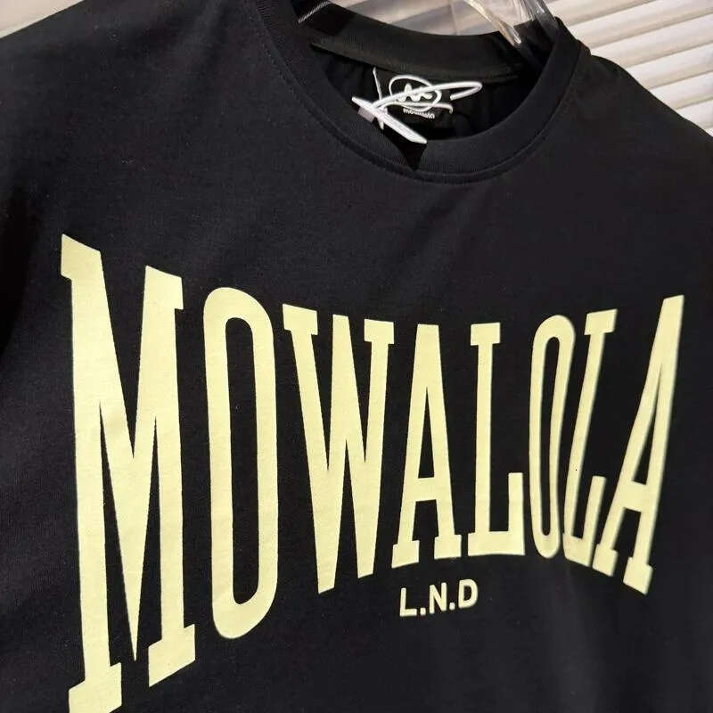 Free Shipping Clothing T Shirts Mowalola Short Sleeve Tee Summer Letter Print Casual Classic Round Neck Men's Tees - view 6