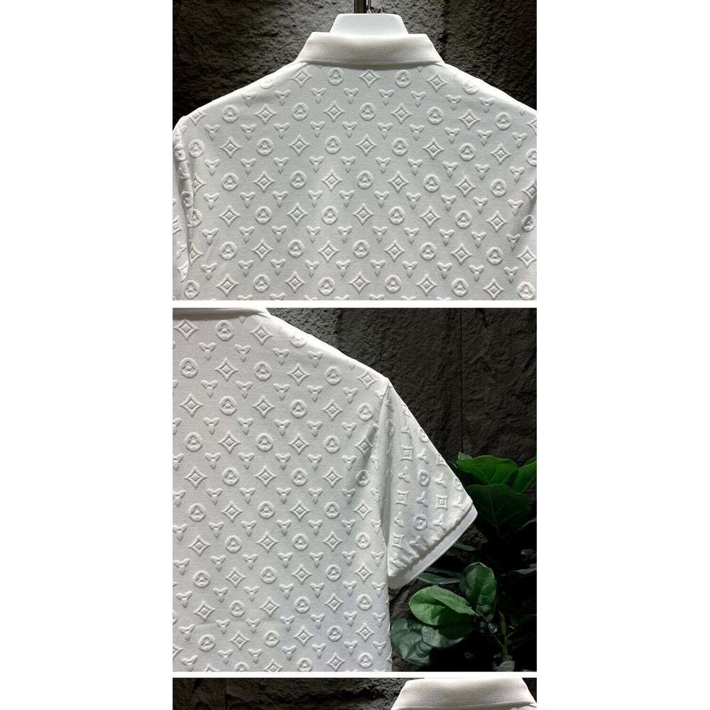 High-End Men's Niche Short-Sleeve Summer New Polo Shirt Fashion Trendy Brand Thin T-Shirt Luanyun