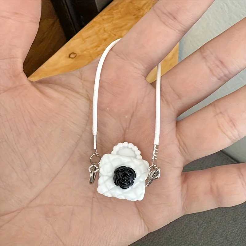 1/3/5pcs Handmade Resin Doll Bag Set - Camellia, Quilted & Camera Style Mini Bags for Labubu DIY Accessories GiftsT260304