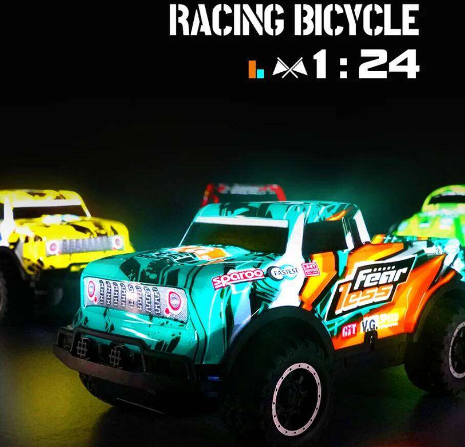 1/24 Rc Buggy Cars Remote Control Trucks Led Off Road Vehicle Car Cool Graffiti Drift Racing Children's Toys for Boys Kids Z260303