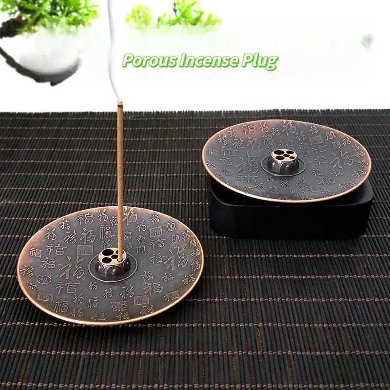 Incense Tray with Hundred Blessings Pattern brings luck and elegance to your home interior decoration.T260304