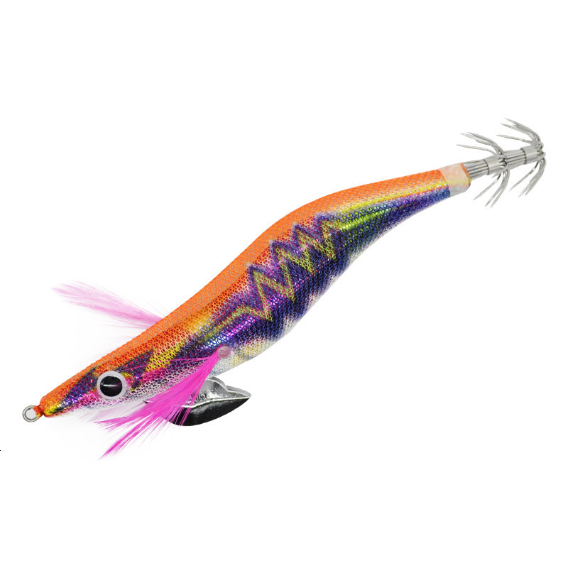 Fishing Hooks Japan road DUEL wood shrimp A1768 noctilucent helped shore fishing 3.5/2.5/3.0 shrimp smoked squid fishing lures 230614