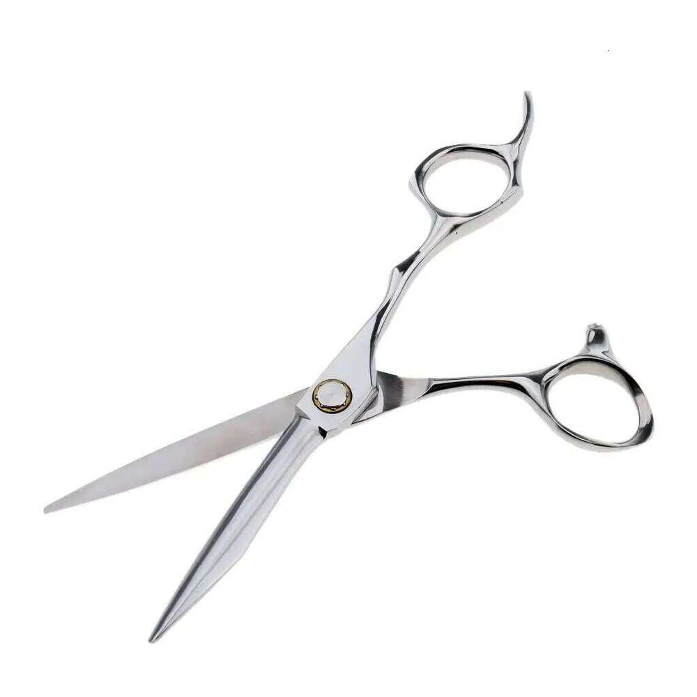 Ergonomic Hair Cutting Scissors Professional Shears Silver Hairdressing Accessories for Salon and Home Use H260303