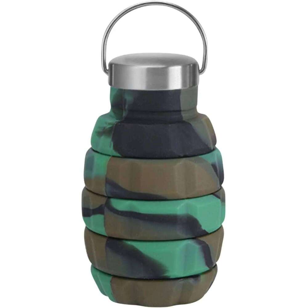 500 milliliters foldable silicone-powered water bottle S260303