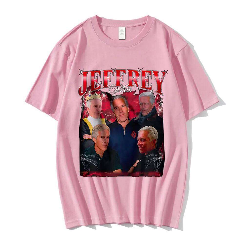 Jeffrey Epstein Graphic Print T Shirt Men Fashion Vintage Short Sleeve T-shirt 100% Cotton Casual Cozy Oversized T-shirts Unisex H260304