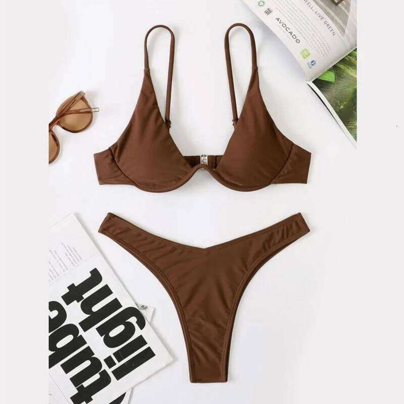 New Sexy Bikinis 2026 Swimsuits Women Swimwear Push Up Female Beach Swimming Wear Bathing Suits Brazilian Bikini Set Pool Bather Y260303
