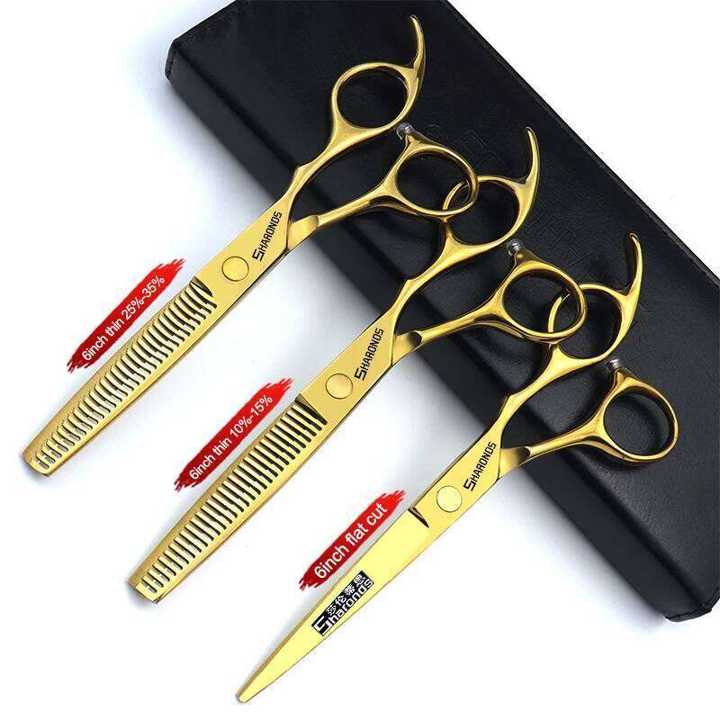 Thinning 6inch/6.5/7inch/7.5 inch Japan Professional hairdressing Scissors Barber Sharp Hair Cutting Shears H260303