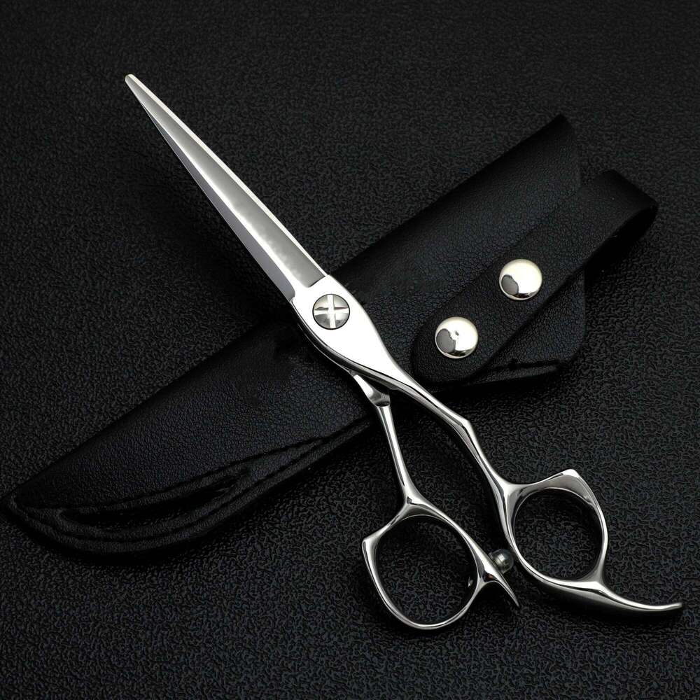 Professional laser wire Barber Scissors Thin hair scissors with reverse teeth Hairdressing Tools Accessories 440C 6-6.5-7inch H260303
