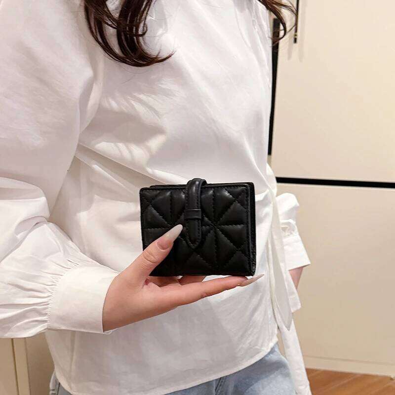 Luxury Design Wallets for Women Multi-Function Holder PU Leather Female Small Card Bag Short Women's Purse C260304