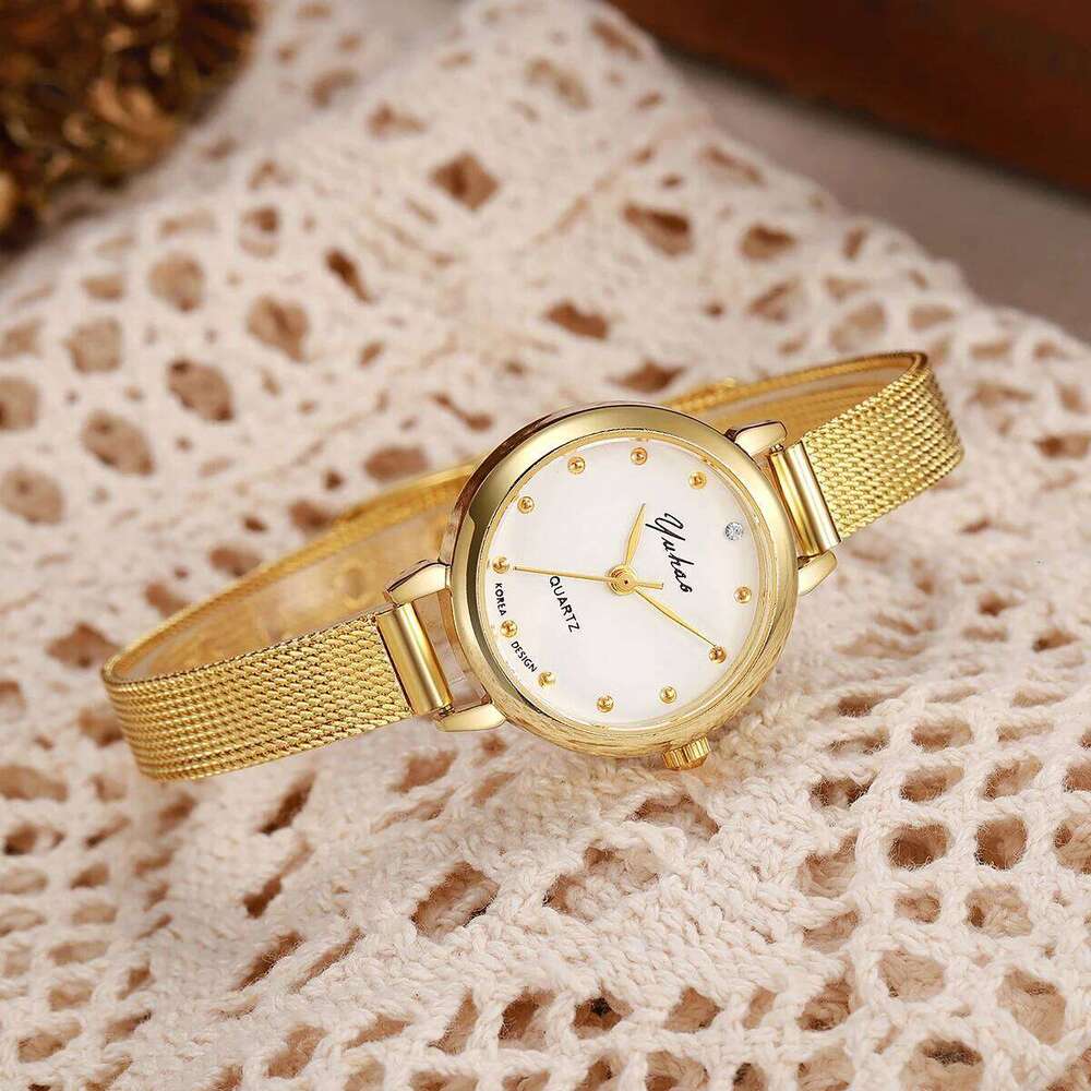 New Arrival Light Luxury Fashion Mesh Dot Quartz Watch Women for Christmas and Halloween Gifts XJ260303