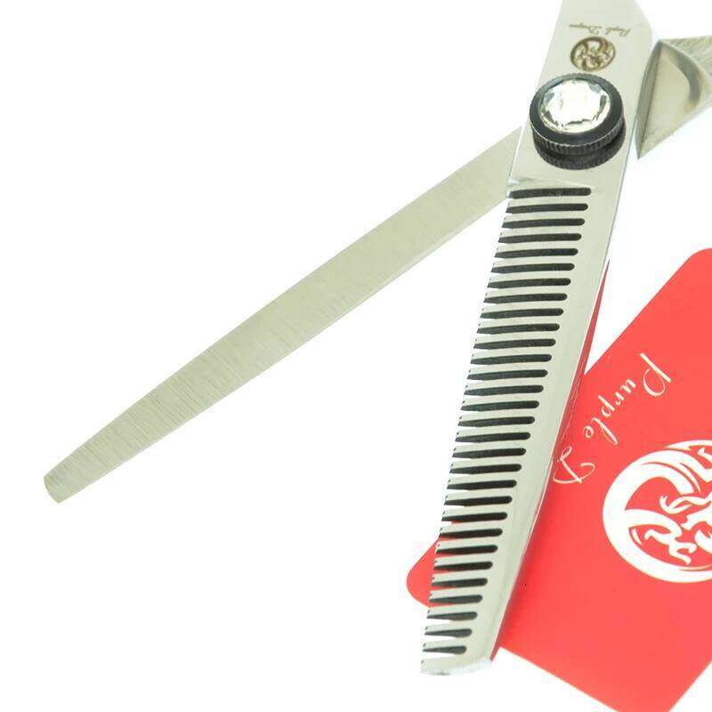 Purple Dragon 6 inch Scissors Salon Hairdressing Japan Steel Professional Barber Hair Cutting Thinning Shears A0073B H260303