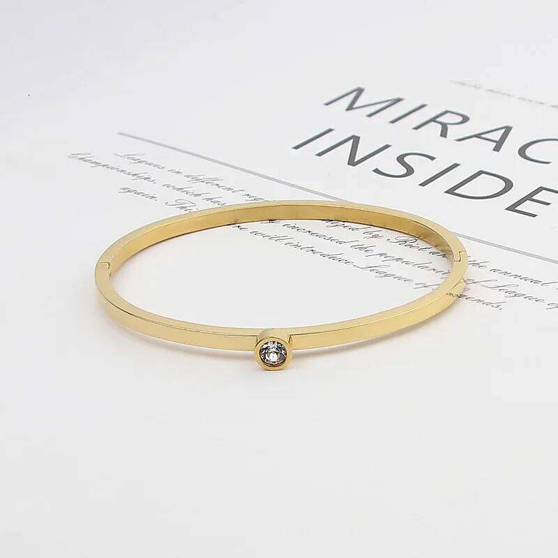 Hot Selling Fashion Glossy Crystal Stainless Steel Bracelet For Women Children Love Gifts And Jewelry Wholesale XJ260303