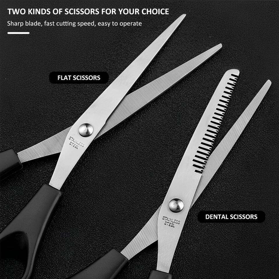 Hair Cutting Scissors Set Stainless Steel Thinning with Flat Comb Home Barber Salon Haircut Scissor Styling Tool H260303