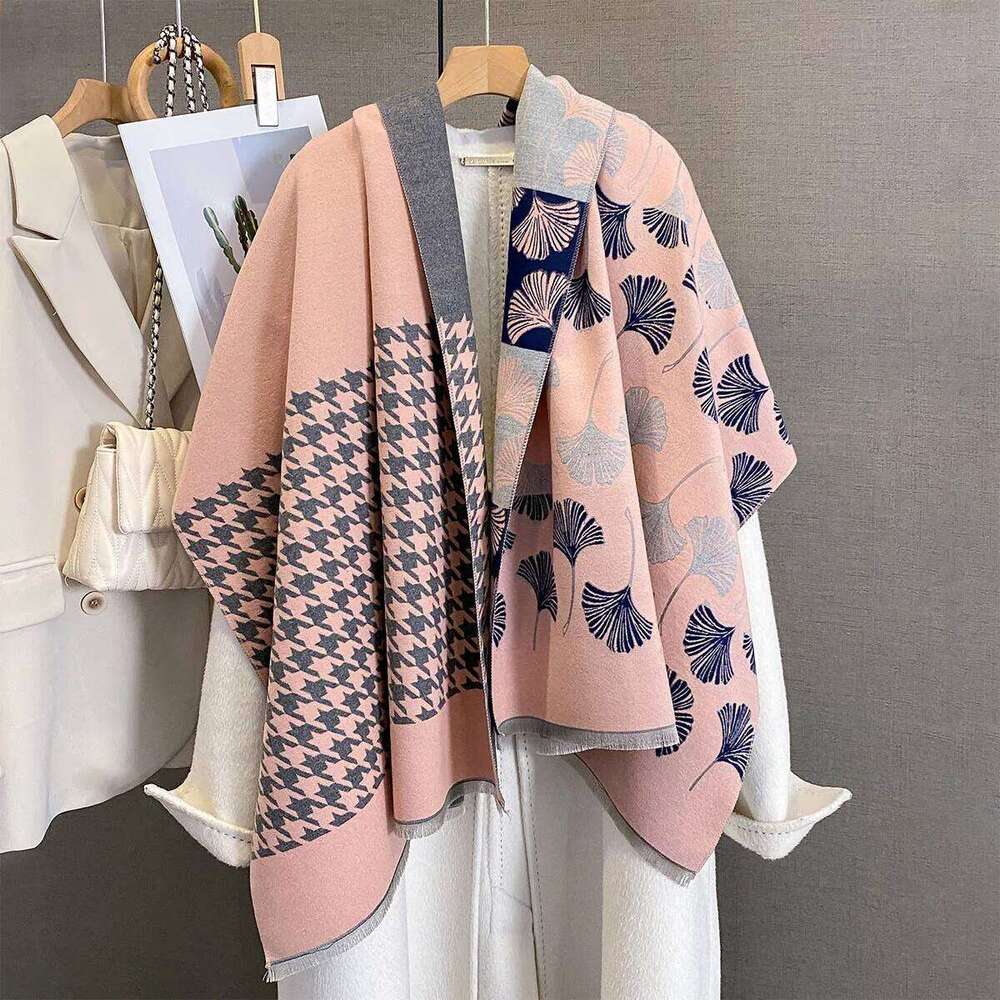 Winter Luxury Scarf For Women Autumn Faux Cashmere Pashmina Wrap Elegant Warm Shawl Design Female Foulard ScarfBrand XJ260304