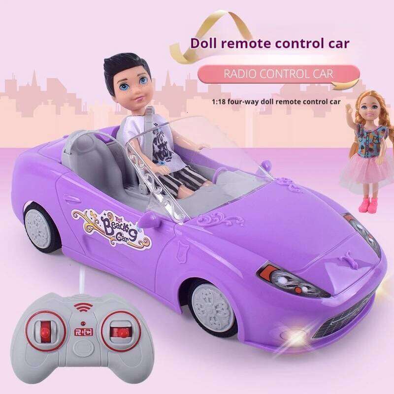 2024 New Rc 1:16 Remote Control Doll Convertible Sports Car Pink Party Girls Toys For Children Rechargeable Battery Girl Toy Z260303