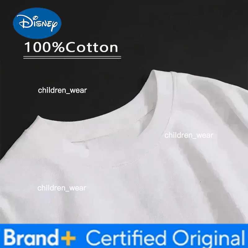Disney 2026 Summer Mickey Minnie Mom Mama Casual Womens Cotton Girls Tees Trendy Oversized 100 Pure Cotton Printed T-shirt H260304