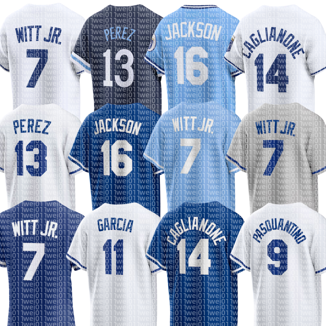 Royals Baseball Jersey George Brett Bo Jackson Bobby Witt Jr. Salvador Perez Vinnie Pasquantino Cole Ragans Michael Massey Isaac Collins Maikel Garcia Kyle Isbel Men