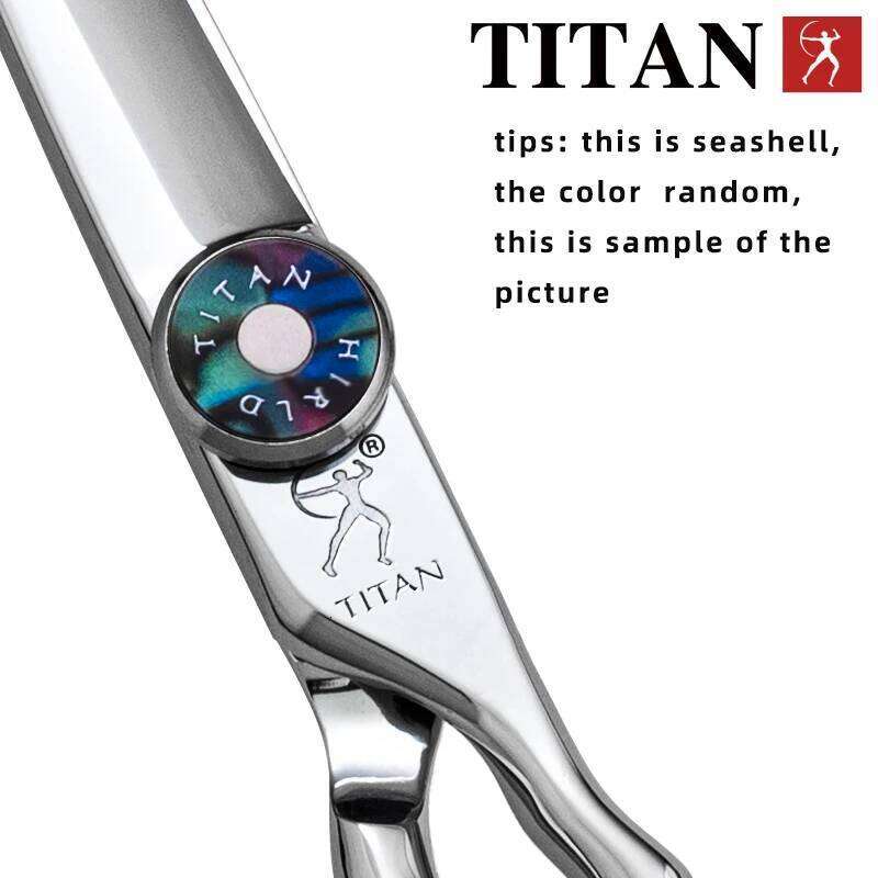 TITAN professional barber hairdressing cutting thinning shear salon hair tool high-end cut scissors 6inch H260303