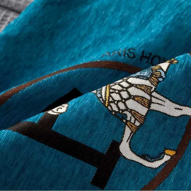 Cable Knit Pillow Cover Luxury Print Soft Decor for Home SofaT260304