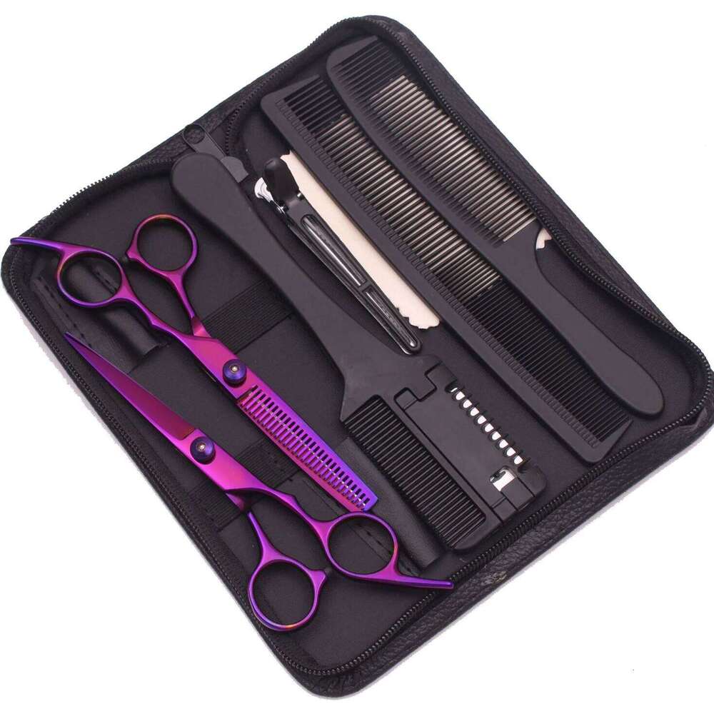 6.0'' Inches Hair Scissors Professional Cutting Shears Thinning Hairdressing Haircut Set Salon Barber & Home Japanese Steel 1001 H260303